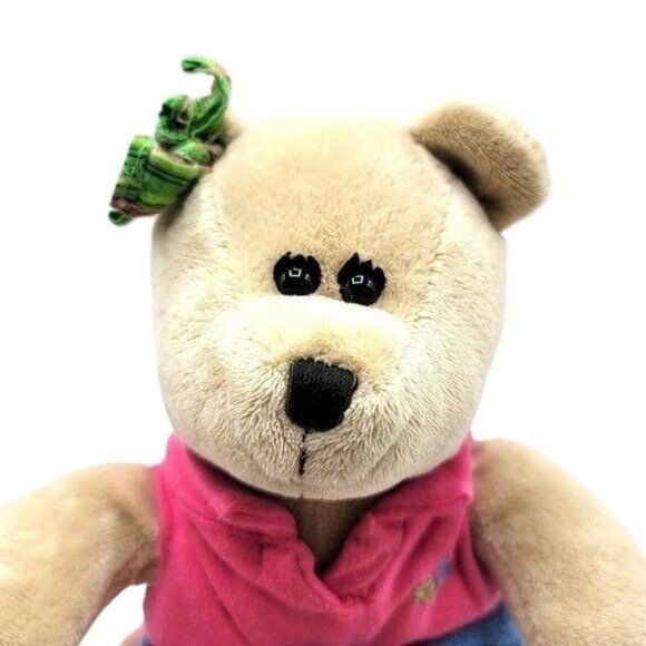 2/$15 Starbucks 62nd Bearista Girl Bear Plush 10" 2007 Summer Vacation Preppy - Picture 2 of 11
